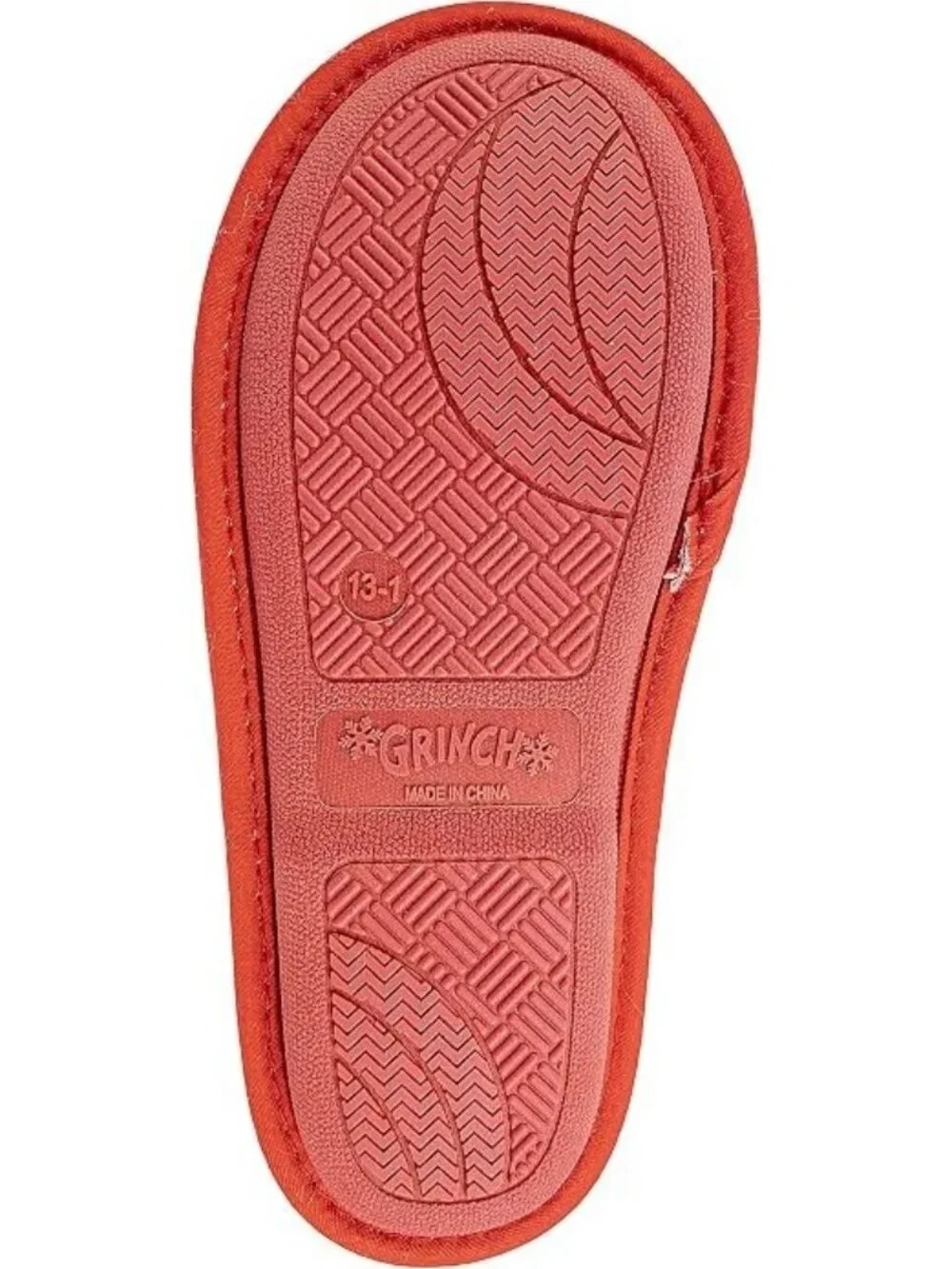 GRINCH Stole Christmas Cindy Lou Who Girl 9-10 Pink Slip On Clogs House Shoes
